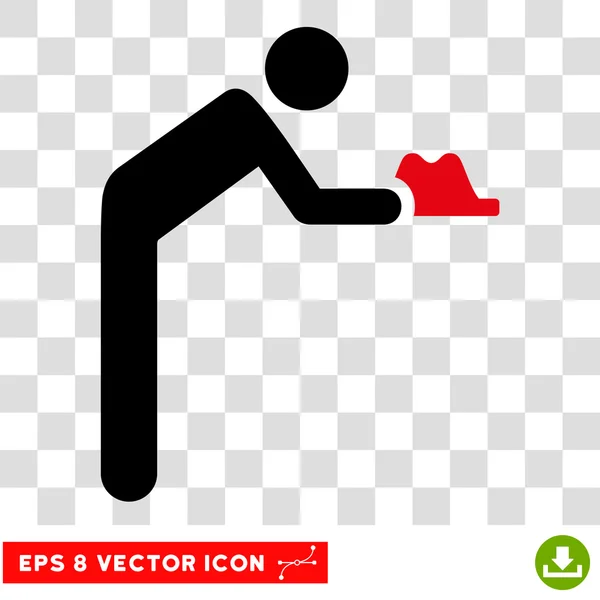 Sirviente Eps Vector Icono — Vector de stock