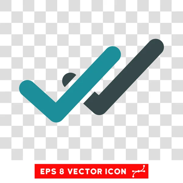 Validierung eps Vektor-Symbol — Stockvektor