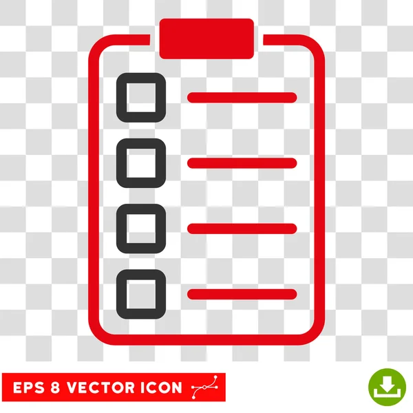Examen Eps Vector Icono — Archivo Imágenes Vectoriales