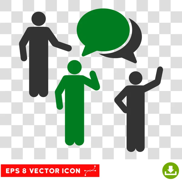 Foro Personas Eps Vector Icono — Vector de stock