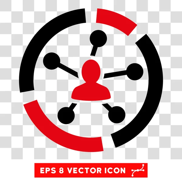 Diagrama de Relações Eps Vector Icon — Vetor de Stock