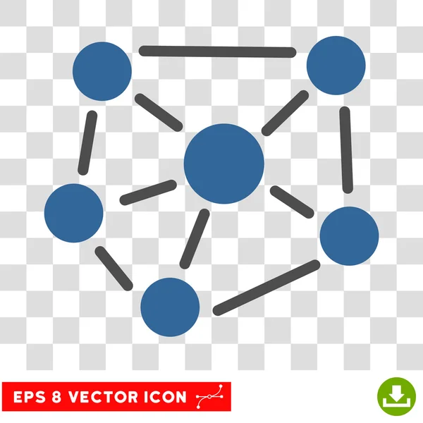 Gráfico Social Eps Vector Icono — Vector de stock