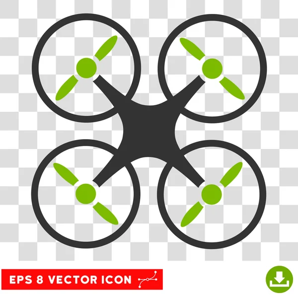 Nanocopter Eps Vector Ícone —  Vetores de Stock