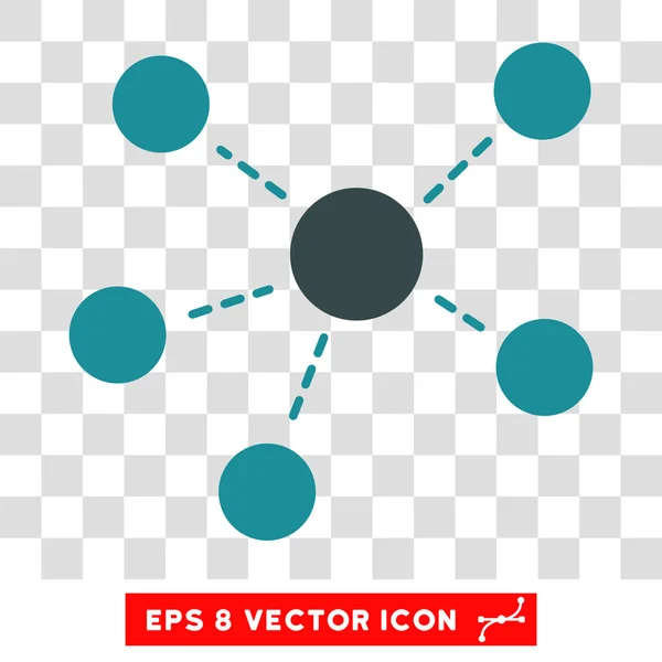 Connections Eps Vector Icon — Stock Vector