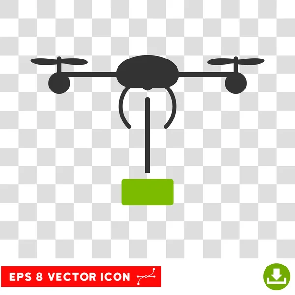 Helicóptero da expedição Eps vetor ícone — Vetor de Stock