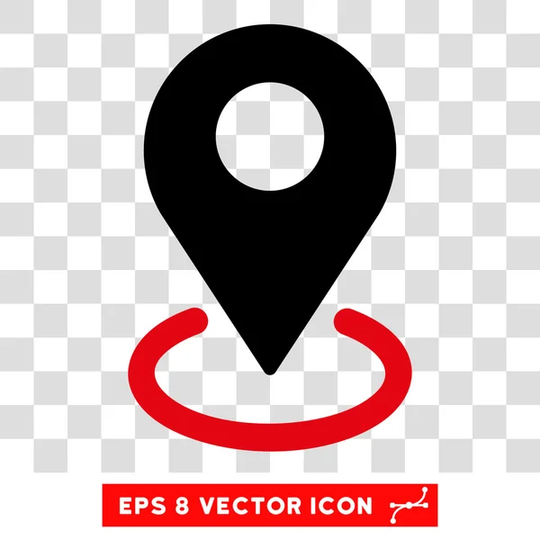 Geo Targeting Eps Vector Icon — Stock Vector