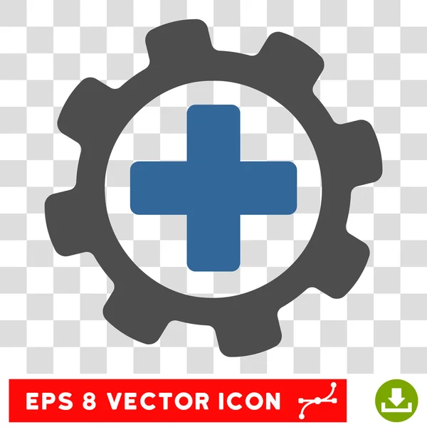 Configurações médicas Eps vetor ícone — Vetor de Stock