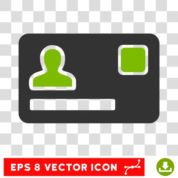 Bank Card Eps Vector Icon — Stockvector