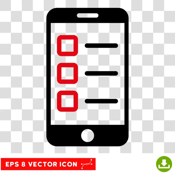 Mobile Test Eps Vector Icon — Stock Vector