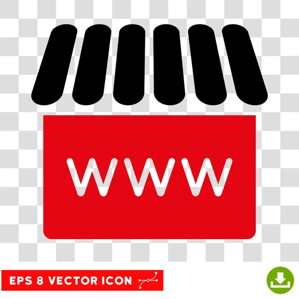 Webstore Eps Vector Ícone — Vetor de Stock