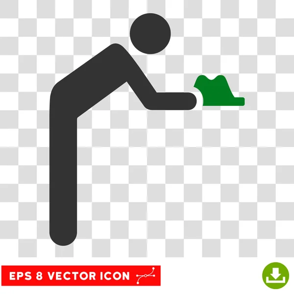 Diener eps Vektor-Symbol — Stockvektor