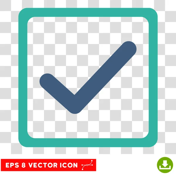 Case à cocher Icône vectorielle Eps — Image vectorielle