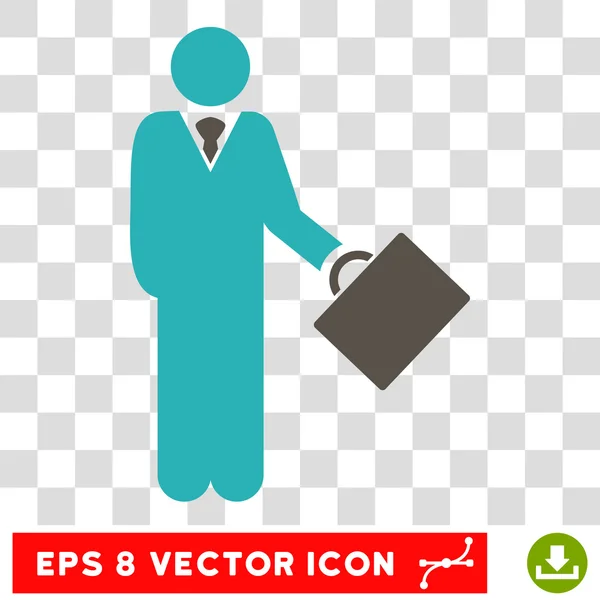 Векторная икона предпринимателя — стоковый вектор