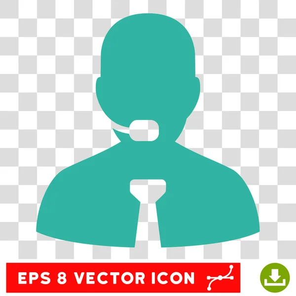 Suporte Chat Eps Vector Ícone — Vetor de Stock