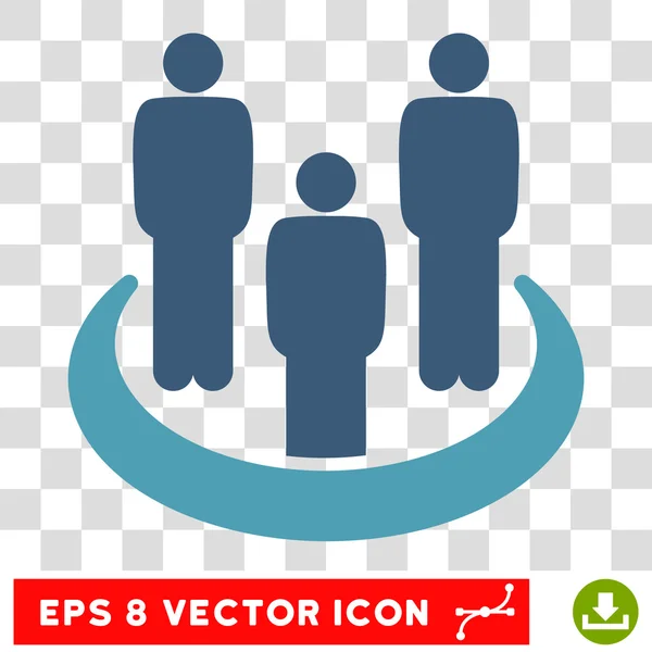 Soziale Gruppe eps Vektor-Symbol — Stockvektor