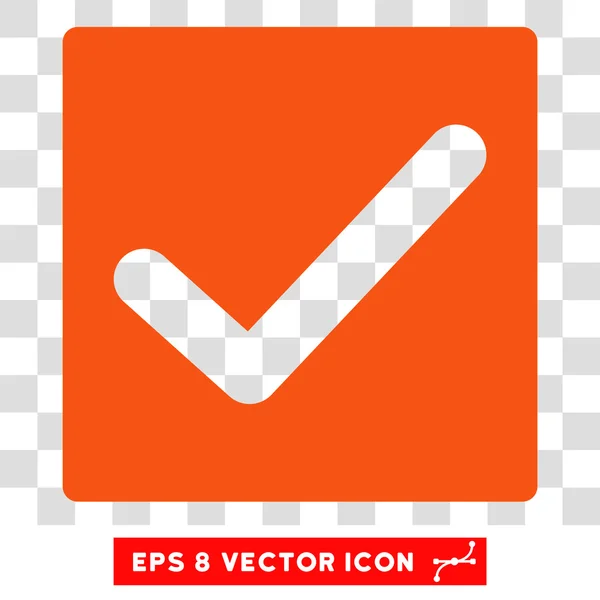 Verifique Eps Vector Ícone — Vetor de Stock