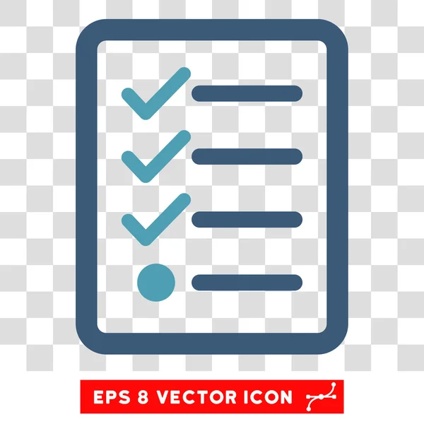 Контрольный список Eps вектор значок — стоковый вектор