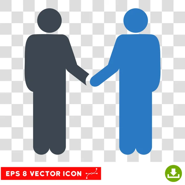 Persons Handshake Eps Vector Icon — Stock Vector