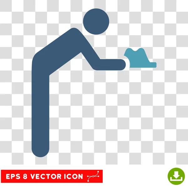 Serviteur Eps vectoriel Icône — Image vectorielle