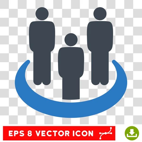 Grupo Social Eps Vector Ícone — Vetor de Stock