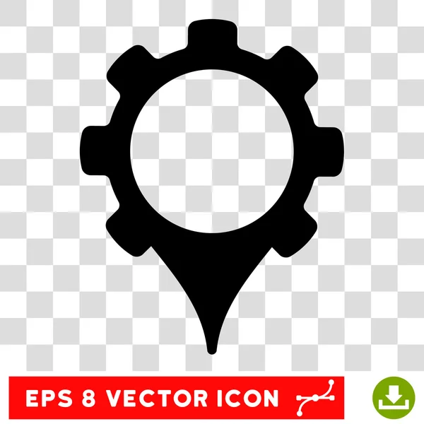 Configuración GPS Eps Vector Icono — Vector de stock