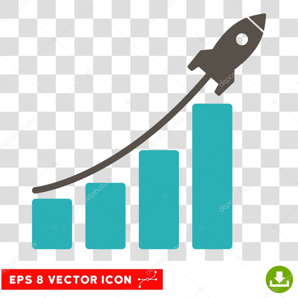 Startup Sales Eps Vector Icon