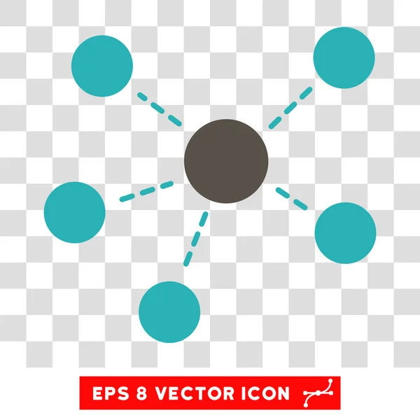 Connections Eps Vector Icon — Stock Vector