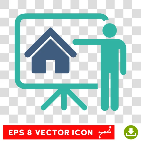 Векторная икона риэлтора Eps — стоковый вектор