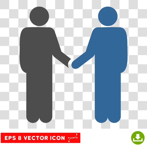 Persons Handshake Eps Vector Icon — Stock Vector