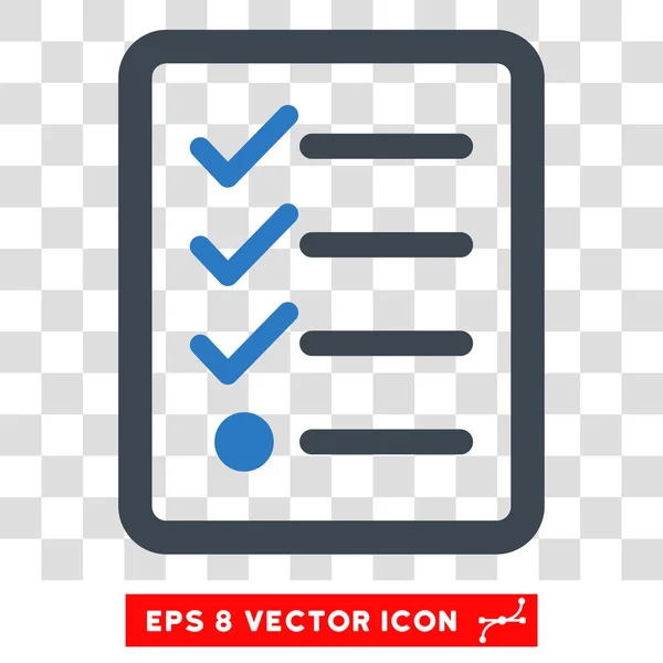 Контрольный список Eps вектор значок — стоковый вектор