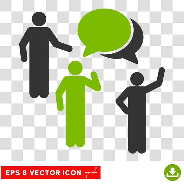 Foro Personas Eps Vector Icono — Vector de stock