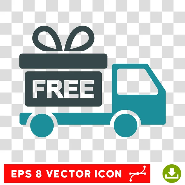 Векторная икона доставки подарков Eps — стоковый вектор