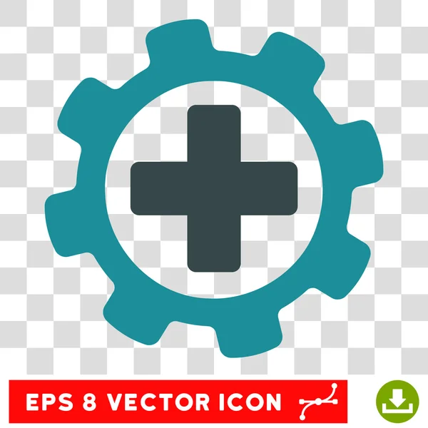 Paramètres médicaux Eps Icône vectorielle — Image vectorielle
