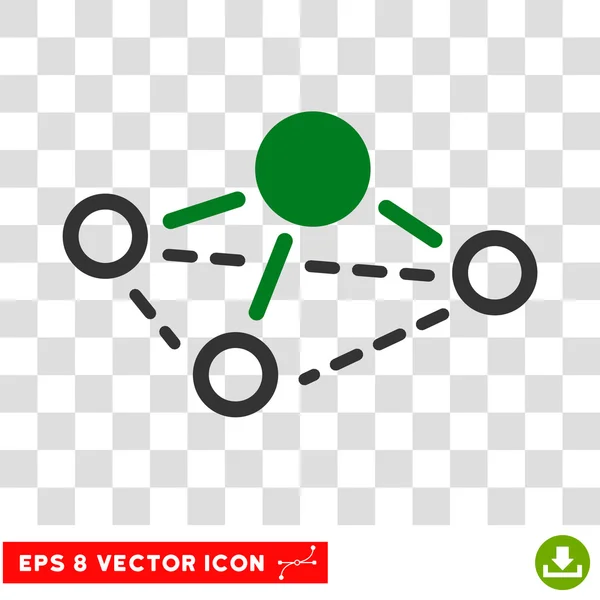 Molécula Eps Vector Icono — Vector de stock