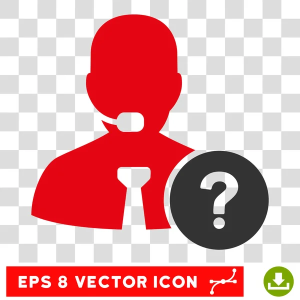 Online-Unterstützung eps Vektor-Symbol — Stockvektor