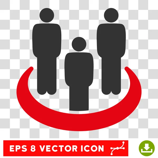 Soziale Gruppe eps Vektor-Symbol — Stockvektor