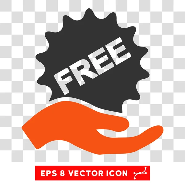 Icône vectorielle Eps cadeau gratuit — Image vectorielle