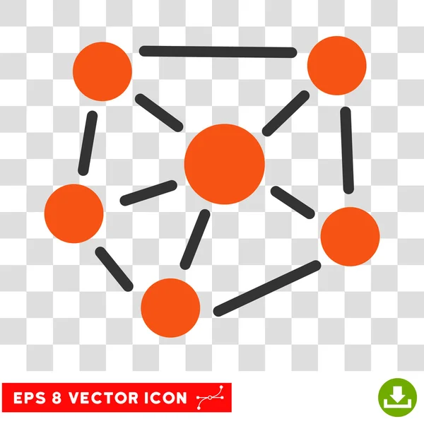 Graphique social Eps Icône vectorielle — Image vectorielle