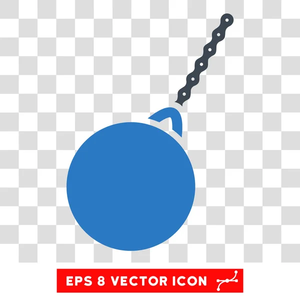 Destruction Hammer Eps Vector Icon — Stock Vector