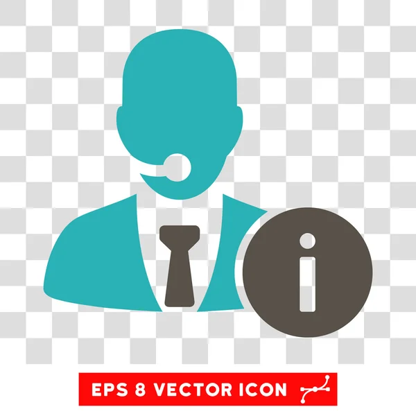 Helpdesk eps Vektor-Symbol — Stockvektor