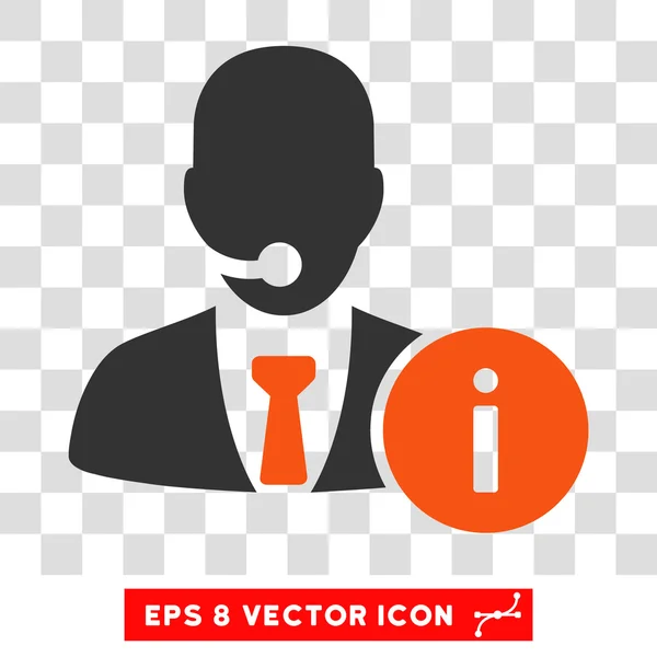 Helpdesk eps Vektor-Symbol — Stockvektor