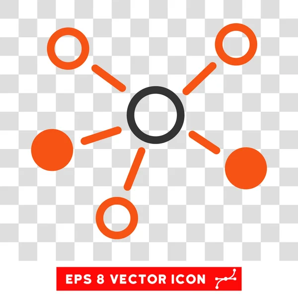 Relaciones Eps Vector Icono — Vector de stock