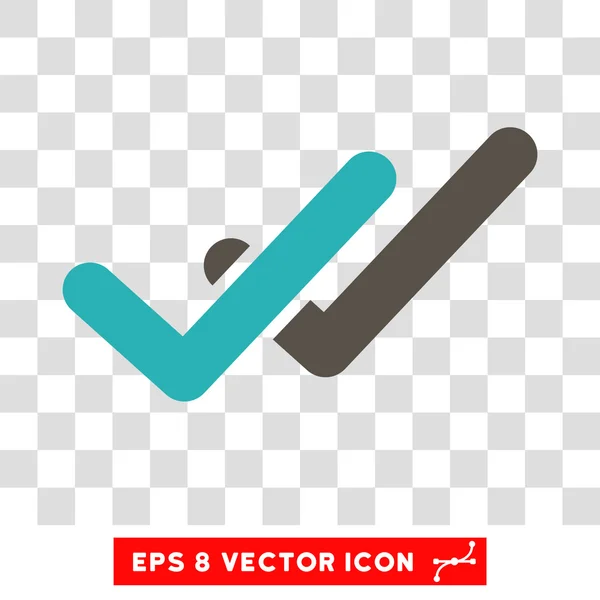 Validierung eps Vektor-Symbol — Stockvektor