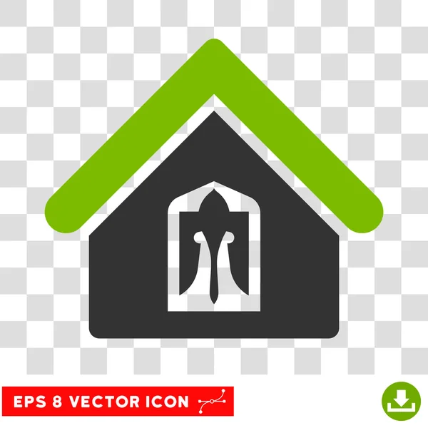 Inicio Eps Vector Icono — Vector de stock