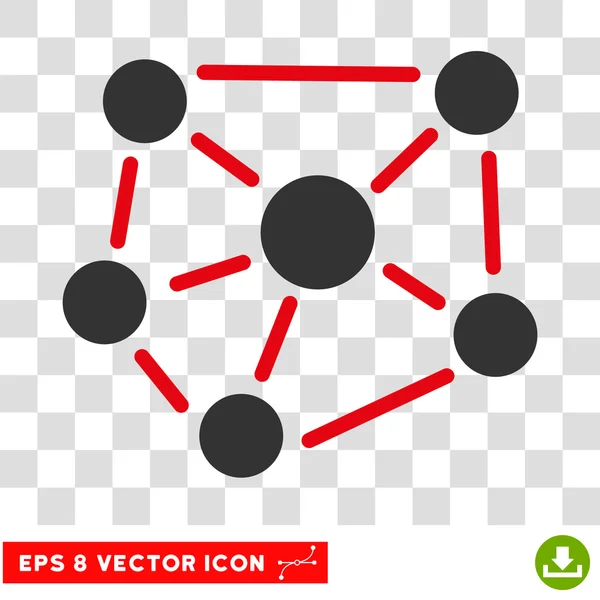Social Graph Eps Vector Icon