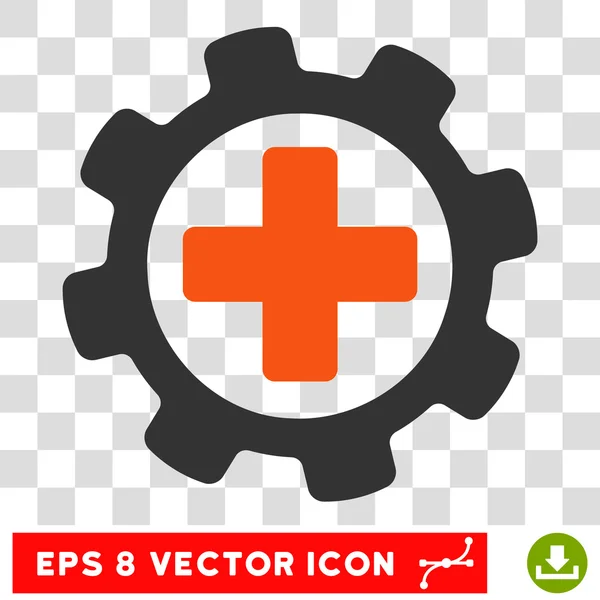Paramètres médicaux Eps Icône vectorielle — Image vectorielle