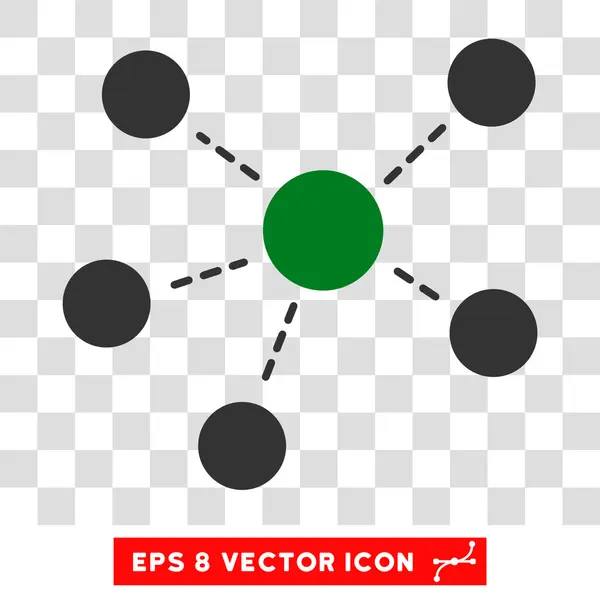 Conexiones Eps Vector Icono — Vector de stock