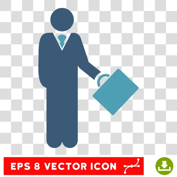 Homme d'affaires Eps vecteur Icône — Image vectorielle