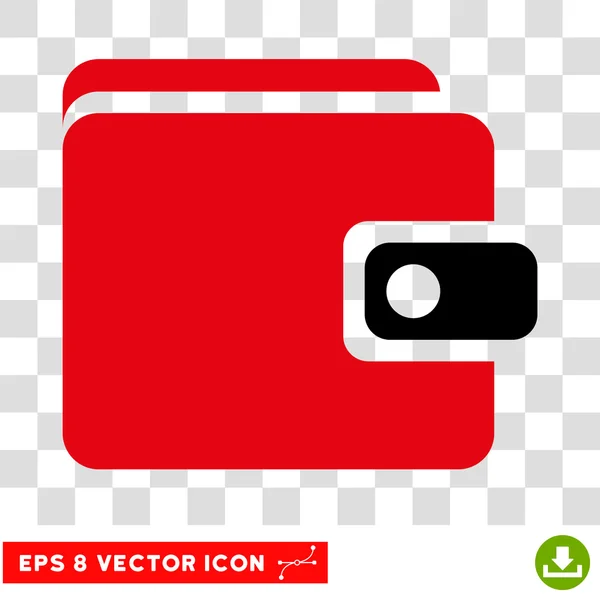 Monedero Eps Vector Icono — Vector de stock