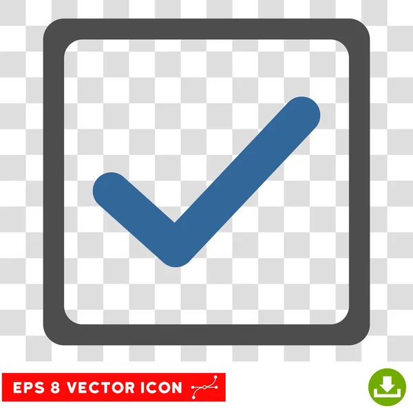 Checkbox Eps Vector Icon — Stock Vector